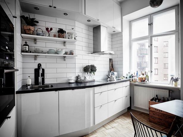 Das Innere der Woche: smart-Wohnung von 40 qm im skandinavischen Stil