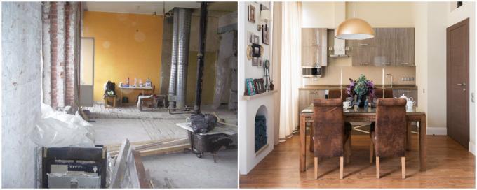 Gemeinschaftlich getötet in der berühmten „Haus an der Uferstraße“: Fotos vor und nach der Reparatur