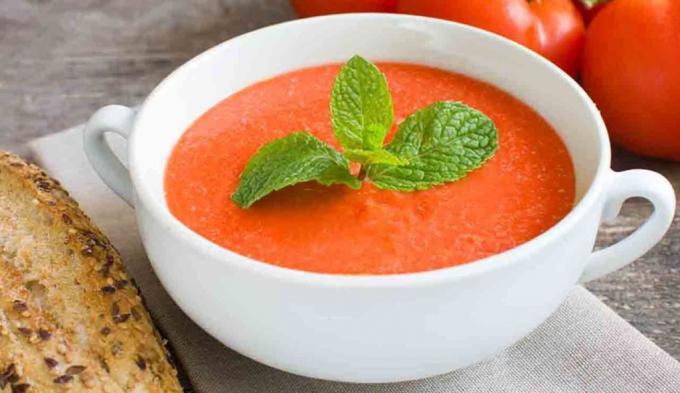 Tomatenpüreesuppe