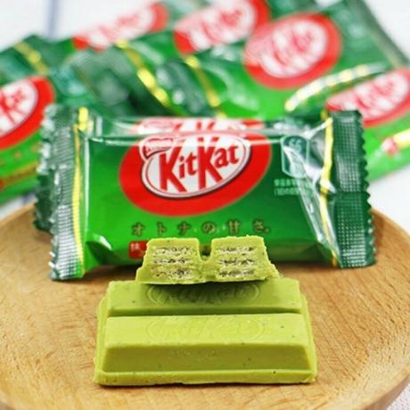 Ratet mal, vielleicht Grün Kit Kat mit welchem ​​Geschmack? / Foto: wenzhousupermercados.com