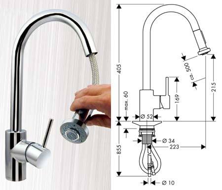 Aussehen und Diagramm des Gerätes