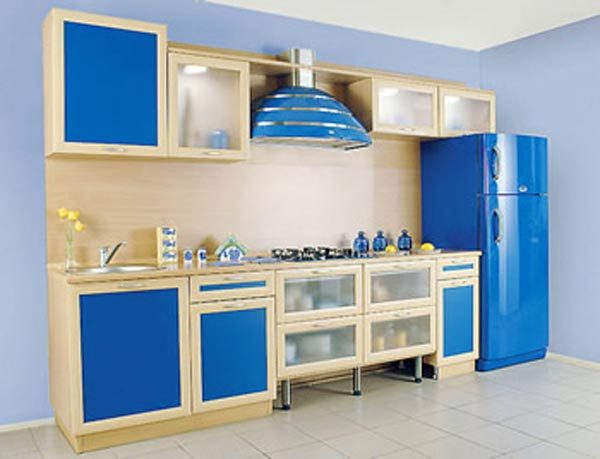 blaue Küchen