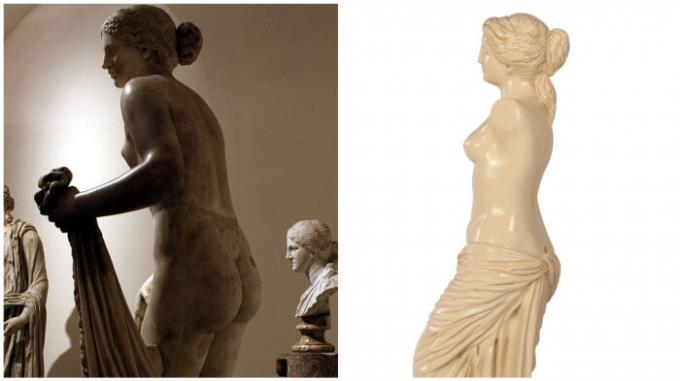 Aphrodite von Knidos und die Venus von Milo: Pop Neid.