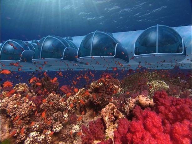 Unterwasser-Hotel in den Schären von Fidschi. | Foto: s-media-cache-ak0.pinimg.com.