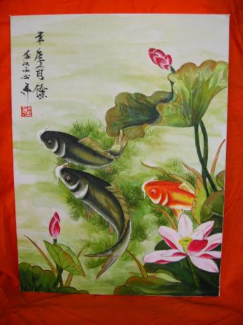 Feng Shui Gemälde in der Küche