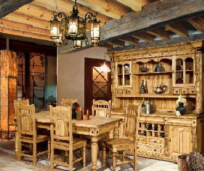 Küchen für ein Sommerhaus aus Holz - im Landhausstil