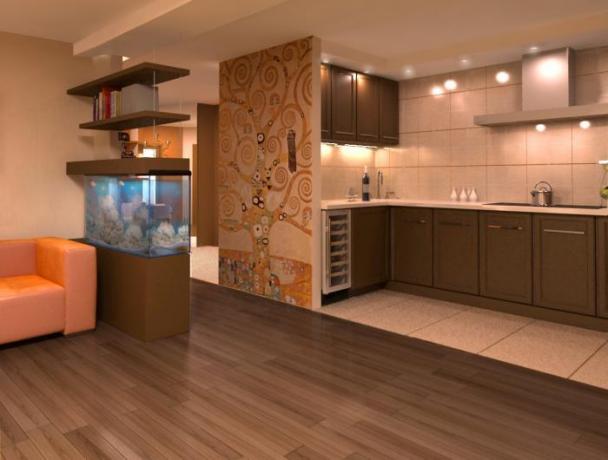 Küche Wohnzimmer Design
