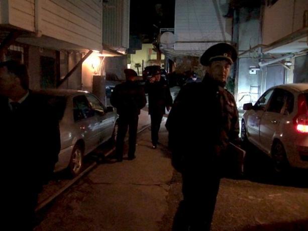 Sotschi Polizei erneut Angriffe auf Garagen auf Alpine Straße durch.