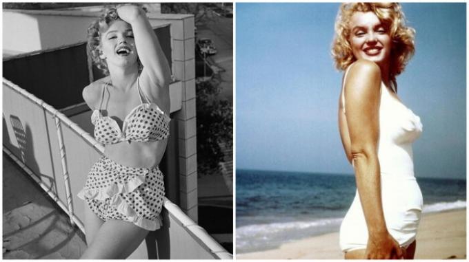 Auch Marilyn Monroe konnte nicht immer in einem Bikini handeln ...