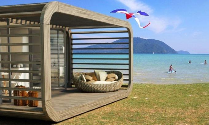 Coodo - ein modulares Haus, dass Sie am Strand setzen.