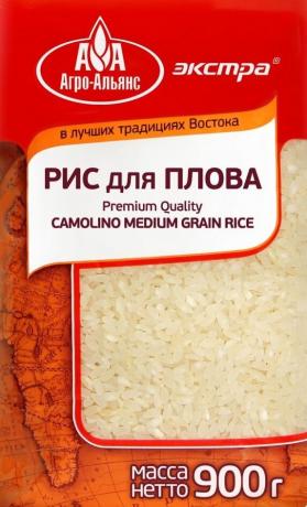 Hersteller von Reis ist nicht besonders wichtig. Die Hauptsache ist, dass er für Reispilaf gemeint