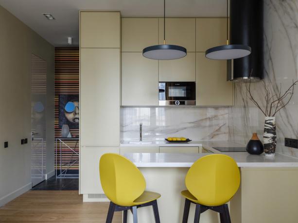 Wir machen das Innere des Wohnküche: 8 essentiellen dizaynhakov