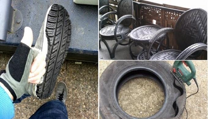 10 gute Beispiele dafür, was aus alten Reifen mit ihren eigenen Händen gemacht werden