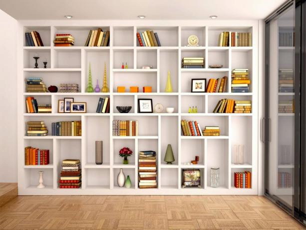 5 ungewöhnliche Ideen für die Aufbewahrung von Büchern in einer kleinen Wohnung