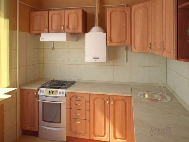 Küchendesign in Brezhnevka (36 Fotos)
