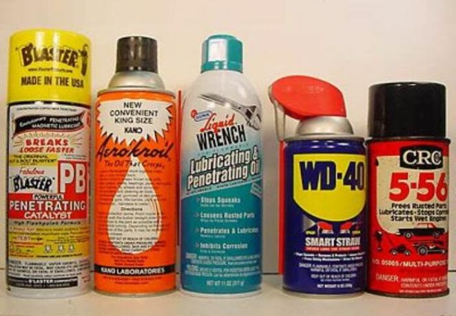 Berühmte Mittel WD-40 und dessen Analoga. | Foto: popularmechanics.com.