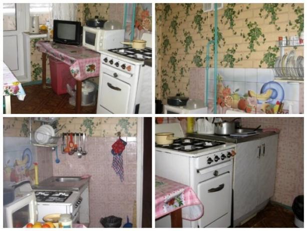 So war die Küche der Mutter, die komplett zu renovieren entschieden. | Foto: youtube.com.