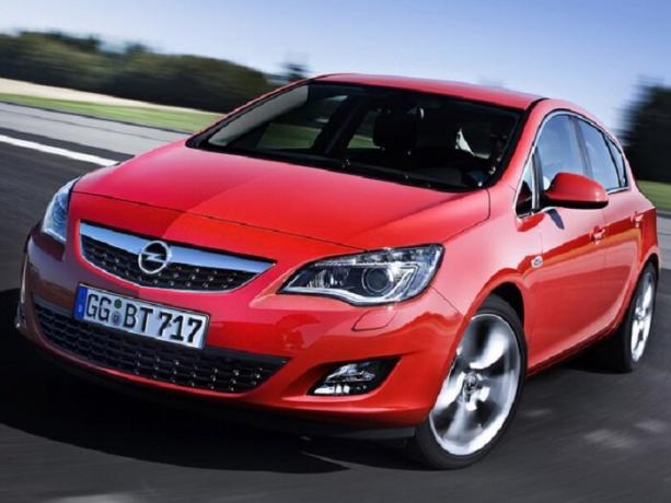 Opel Astra - das beliebteste Modell des deutschen Autoherstellers. | Foto: caradisiac.com.